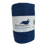 Sabana Cobertor Manhattan Tamaño Imperial Color Azul