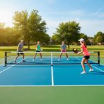 Red Portátil para Pickleball con Funda