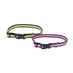 Collar Pet Attire Mesh Rosa con Negro de 3/4 Plg