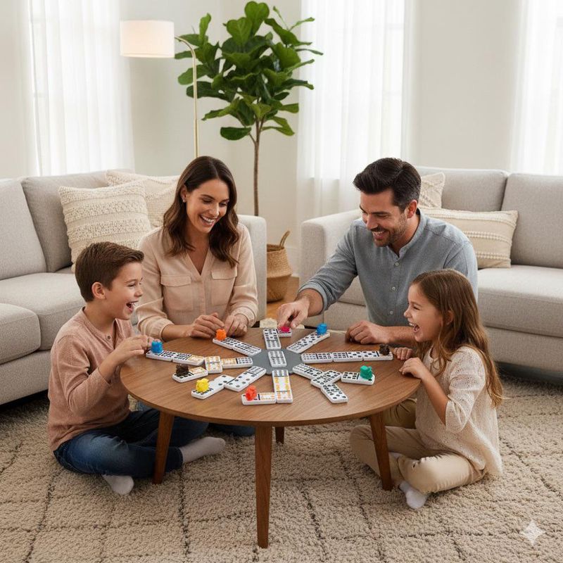 Juego de Mesa Domino Doble 12 Mexican Train
