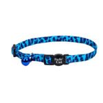 Collar Safe Cat Azul Atigrado con Cascabel