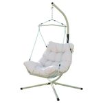 Sillón Columpio Nuri para Exterior con Cojín Acolchonado