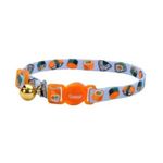 Collar Safe Cat Sushi Naranja con Cascabel de 3/8 Plg