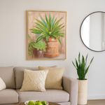 Cuadro Decorativo 60 x 80 cm Plantas en Maceta