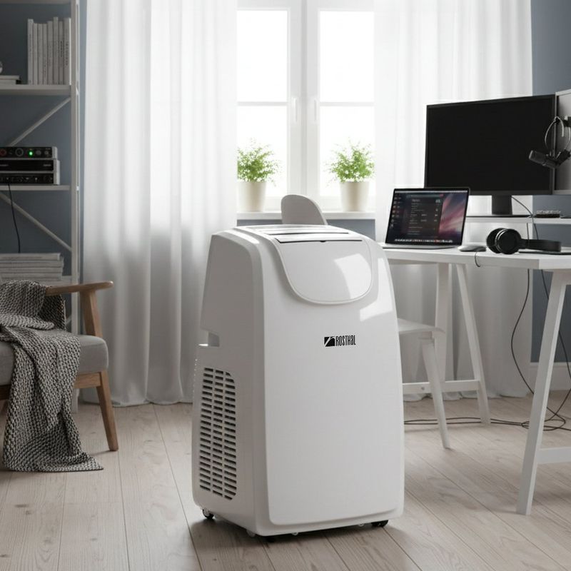Aire Acondicionado Portátil Rosthal de 12,000 BTU Aire Caliente / Frío