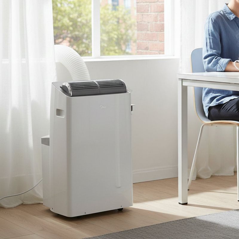 Aire Acondicionado Portátil Midea con Wifi y Bluetooth de 12,000 BTU Color Blanco