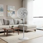 Ventilador 3 en 1 Rosthal con Pedestal de 16 Plg Color Blanco