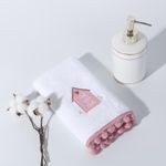 Toalla De Manos Blanca Home Sweet Home - Viva