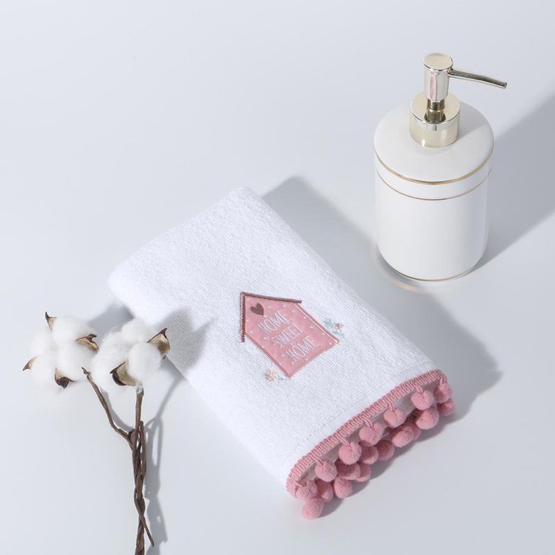 Toalla De Manos Blanca Home Sweet Home - Viva