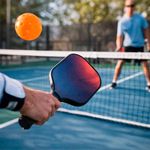 Set de 4 Pelotas para Pickleball Color Naranja