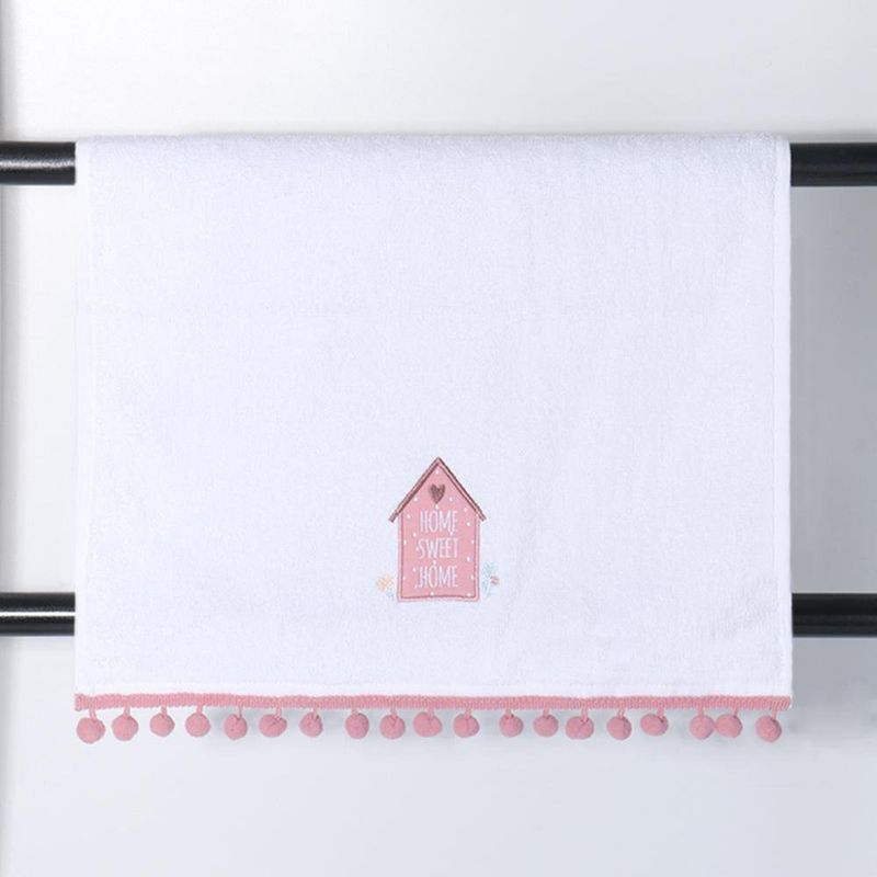 Toalla De Manos Blanca Home Sweet Home - Viva
