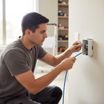 Cable Eléctrico THHN 1x12 AWG Azul