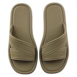 Sandalia Tipo Slide Color Verde Talla 38
