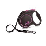 Correa Retráctil Flexi Design Color Rosa Talla S