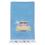 Toalla de Manos Celeste con Bordado Diseño Pick Up