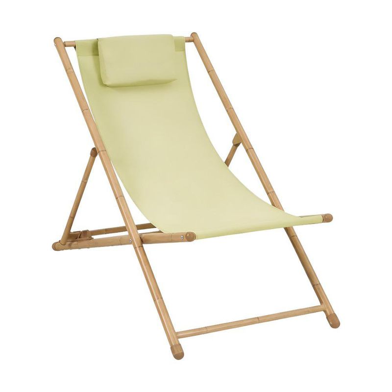 Silla de Playa Sahara Plegable Amarilla