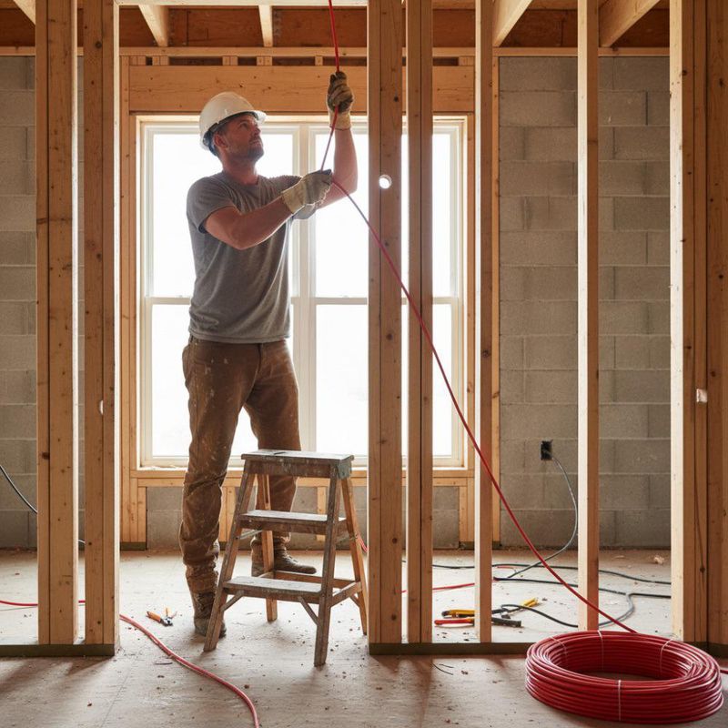 Cable THHN de 8 Awg Color Rojo