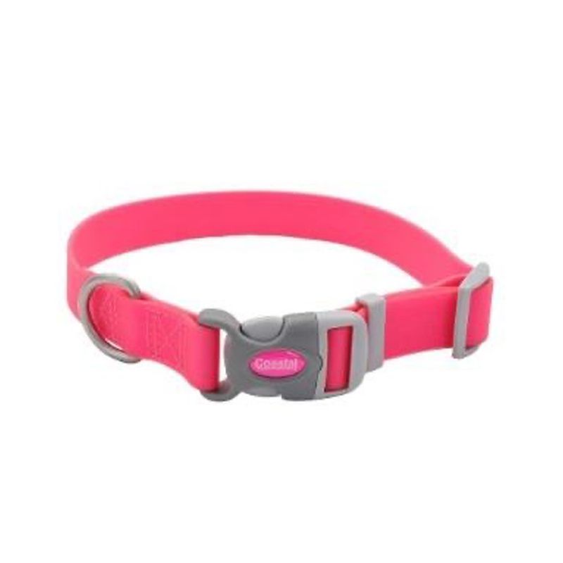 Collar Ajustable Waterproof para Mascota Color Fucsia Talla L