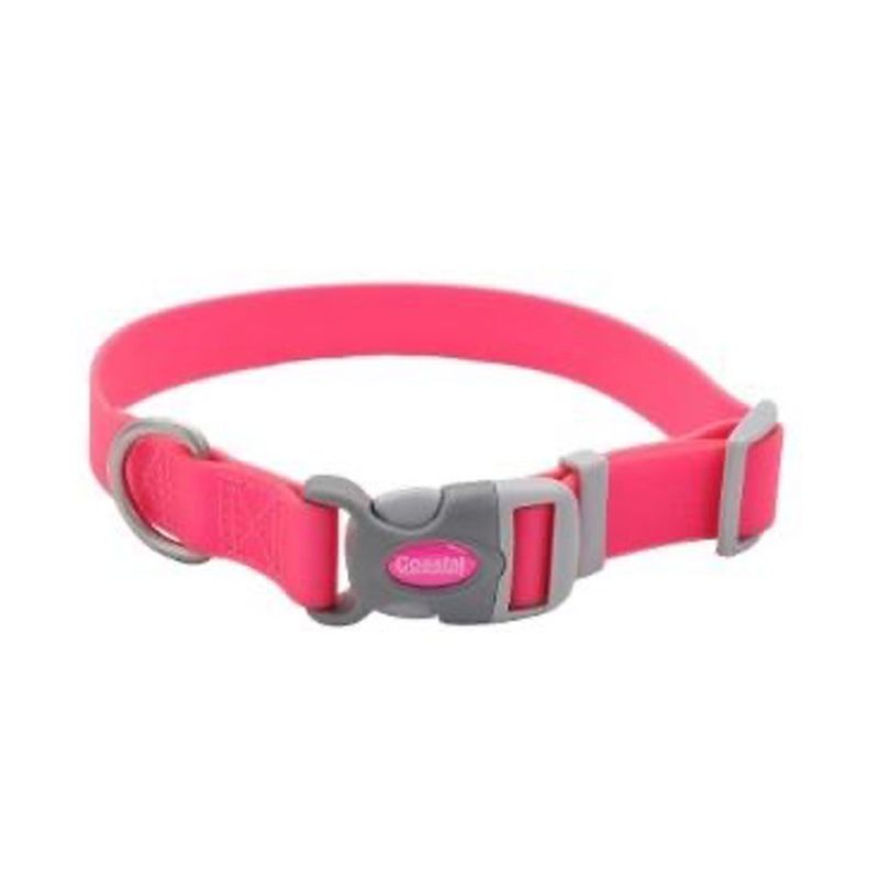 Collar Ajustable Waterproof para Mascota Color Fucsia Talla S