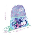 Mochila Infantil Tipo Bolsa Verde Menta con Diseño de Fantasía