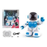 Robot Astronauta Inteligente con Luces y Sonido Color Azul