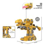 Vehículo Transformable 5 en 1 con 114 Pzas Color Amarillo