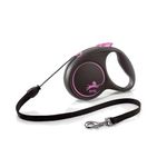 Correa Retráctil Flexi Design Color Rosa Talla XS