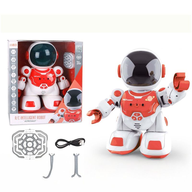 Robot Astronauta Inteligente con Luces y Sonido Color Rojo