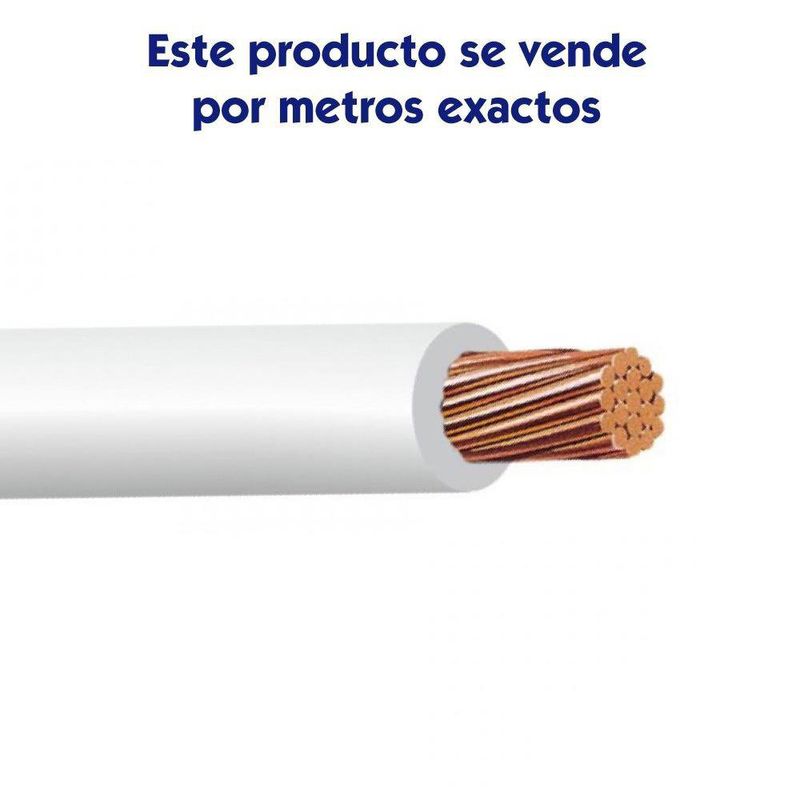 Cable Eléctrico THHN 1x14 AWG Blanco