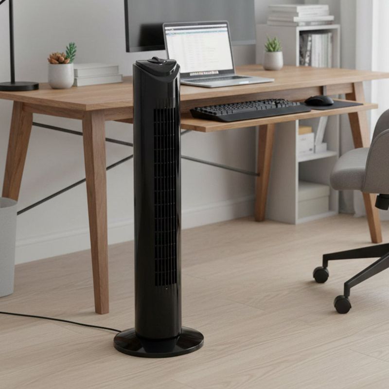 Ventilador de Torre Oscilante Perfect Aire de 29 Plg Color Negro