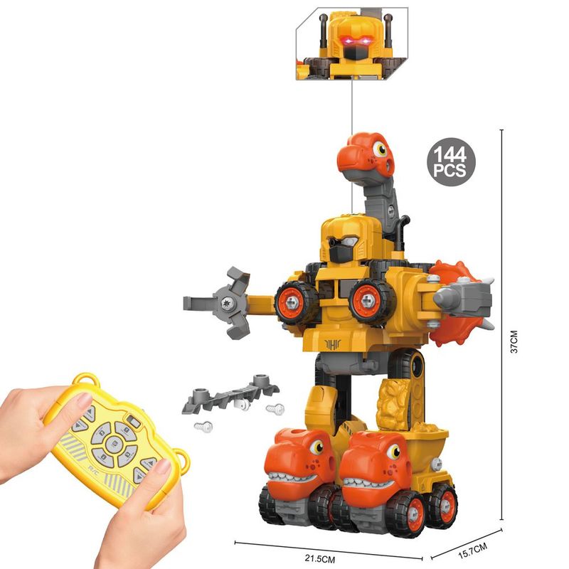 Robot Transformable 5 en 1 con 144 Pzas
