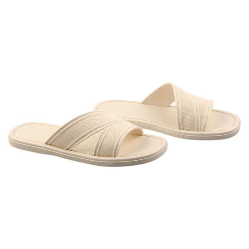 Sandalia Tipo Slide Color Blanco