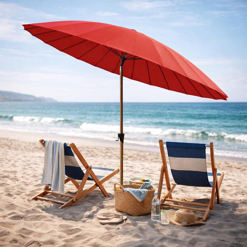 Sombrilla de  2.8M Color Terracota