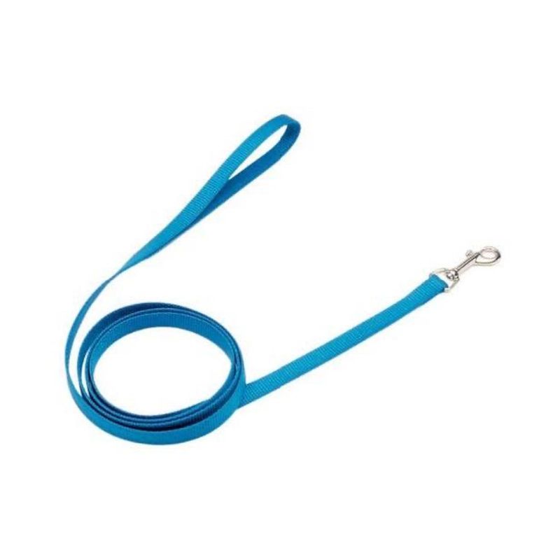 Correa para Perro Estándar Color Celeste de 3/8 Plg