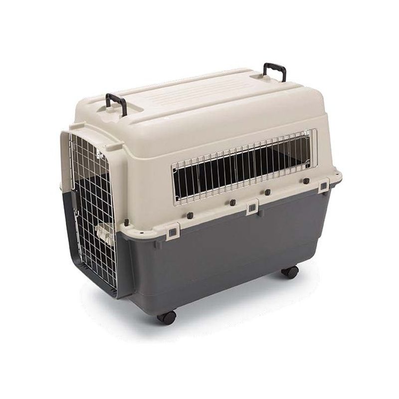 Transportadora de Plástico con Ruedas para Mascota Tamaño No. 6