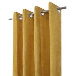 Cortina Jacquard Mostaza