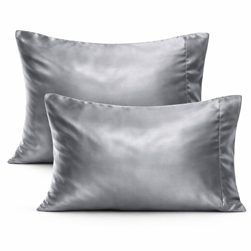 Set 2 Sobrefundas de Satín para Almohada Estándar Surtidas