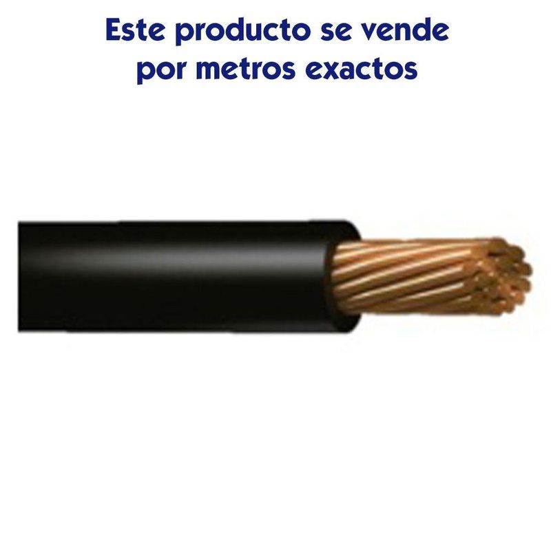Cable THHN de 8 Awg Color Negro