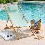 Silla de Playa Sahara Plegable Verde