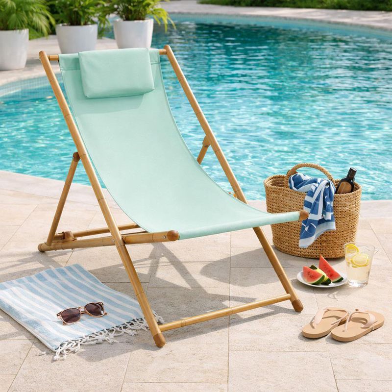 Silla de Playa Sahara Plegable Verde