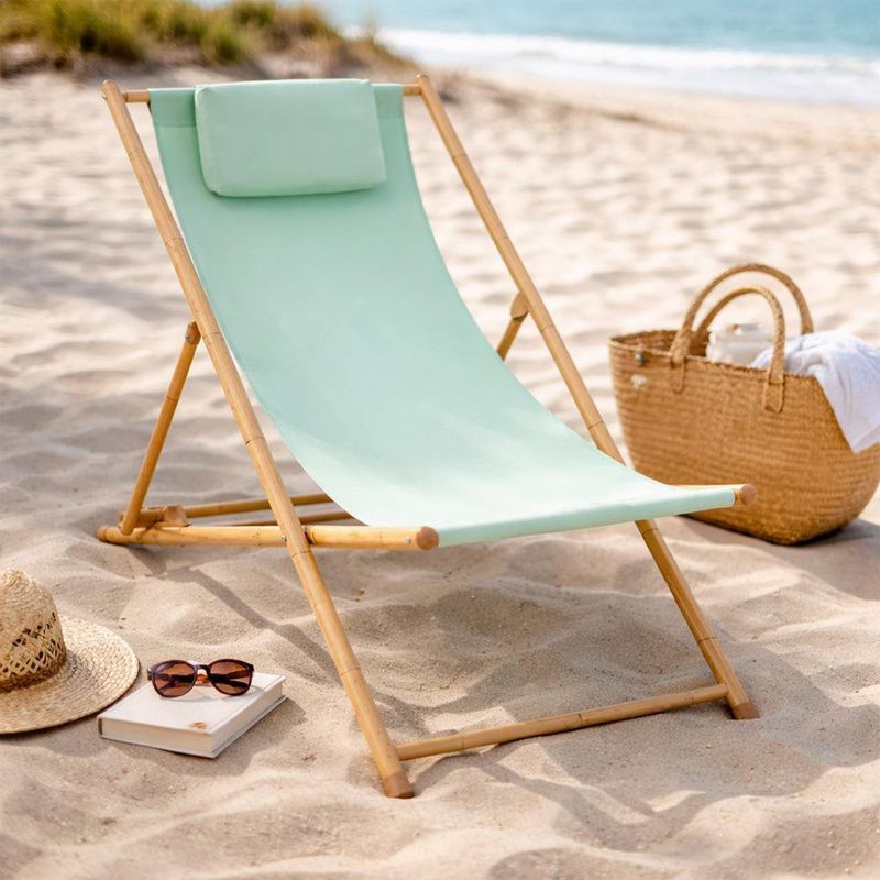 Silla de Playa Sahara Plegable Verde