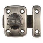 Bisagra Bidimensional con Canto Medio Negro 2 Piezas