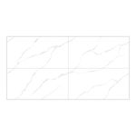 Piso Porcelánico Lux Blanco Pulido Rectificado de 60 x 120 cm en Caja de 2.16 m²