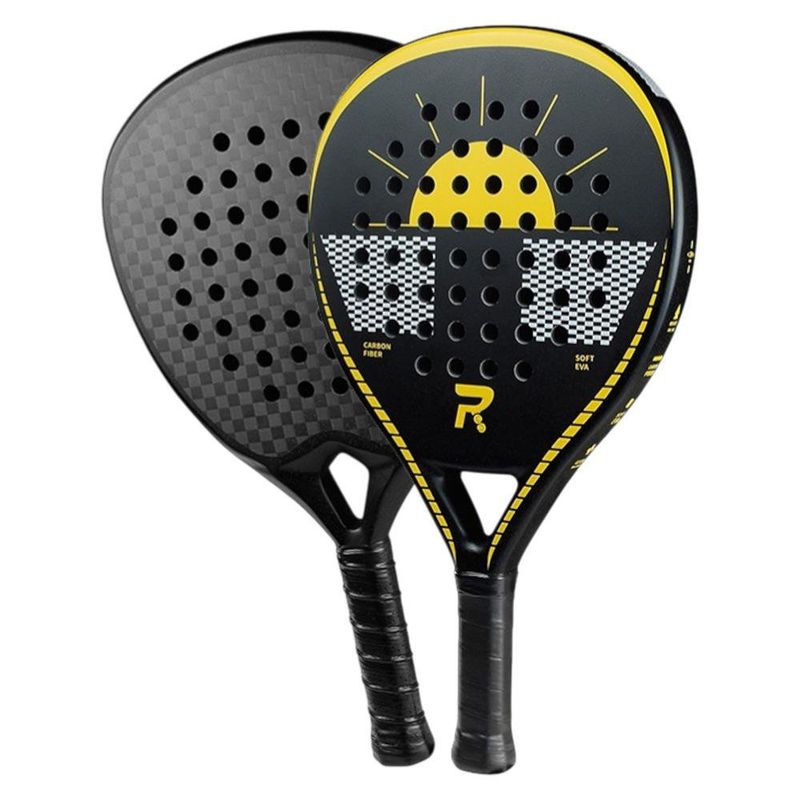 Pala de Pádel de Carbono Tiapad Color Amarillo