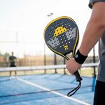 Pala de Pádel de Carbono Tiapad Color Amarillo