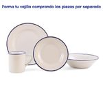 Platos Para Ensalada 7.5 Plg Retro 4 Pzas - Toscana