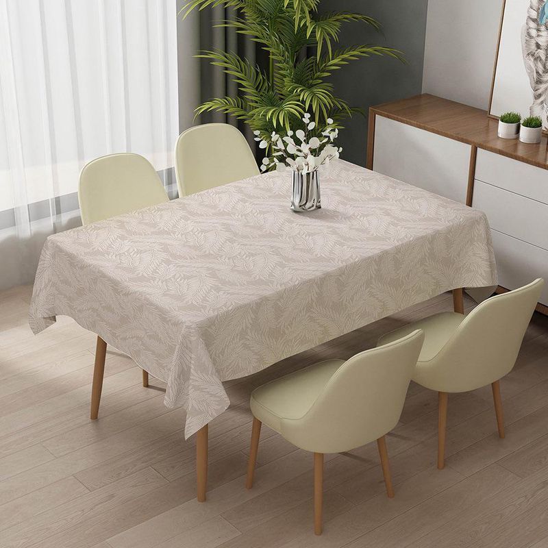 Mantel Rectangular Estampado Hojas 110 x 210 cm