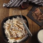 Batidor Manual Soft Touch Acero y Silicona Gris