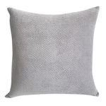 Cojín Relleno Texturizado de Estilo Moderno Gris Claro 40 x 40 Cm