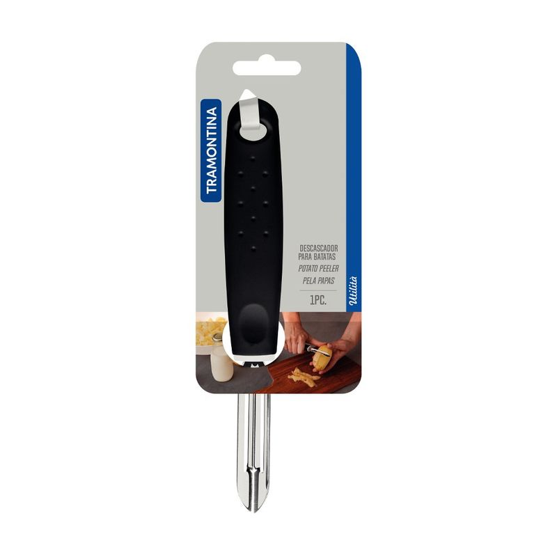 Pelador de Papas y Verduras Utilitá Acero Negro